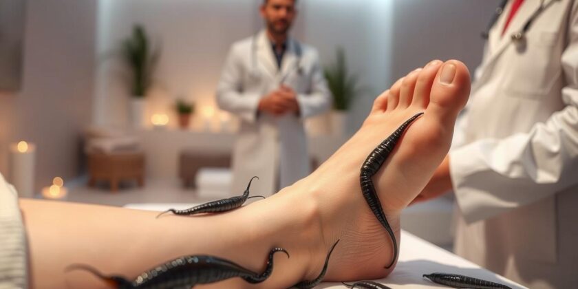 Leech Therapy Relieve Gout Pain?