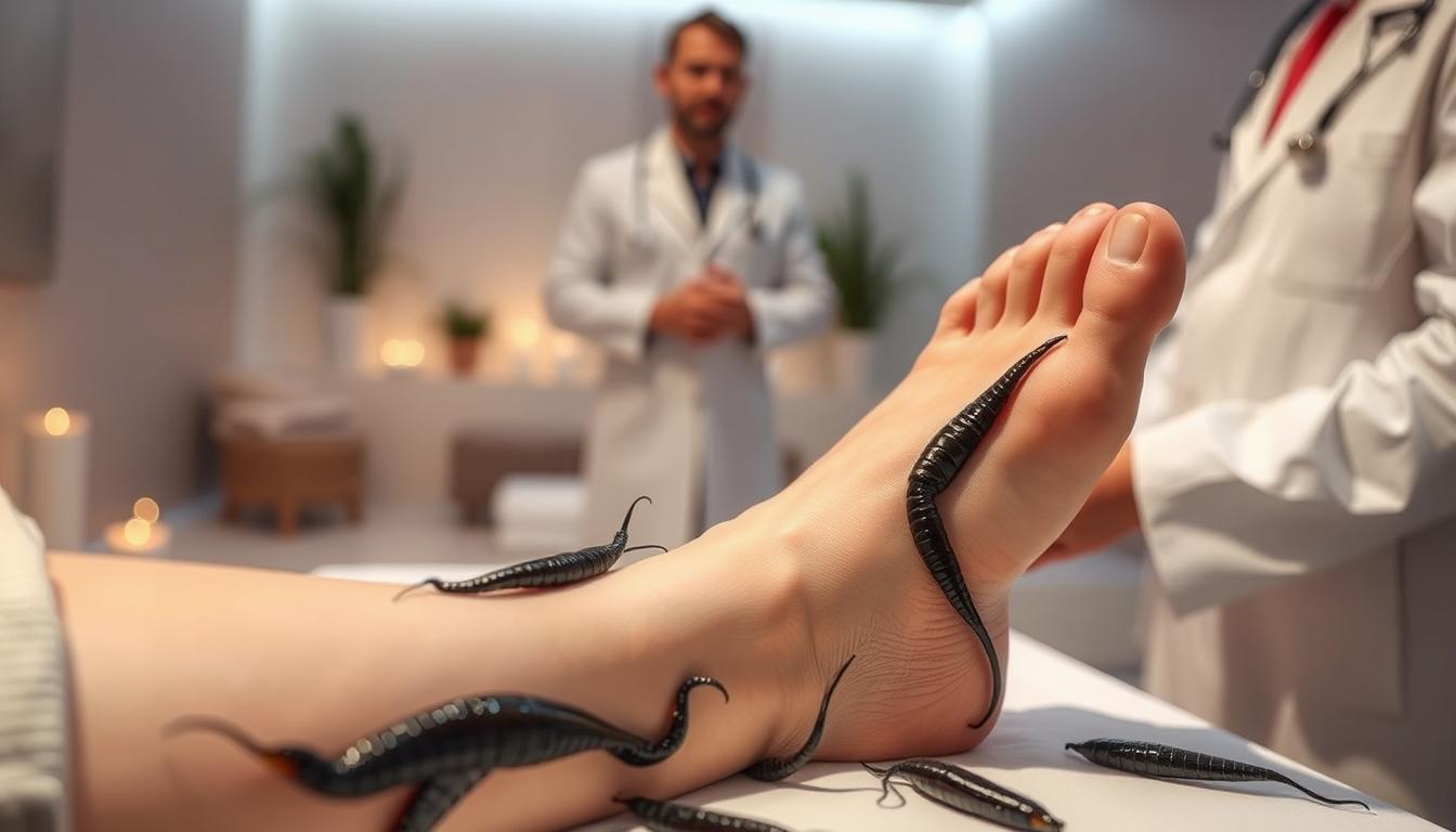 Leech Therapy Relieve Gout Pain?